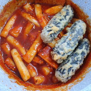 화곡미담 옛날 떡볶이 — 5점을 준 리뷰어가 2020년 3월 올린 사용 사진