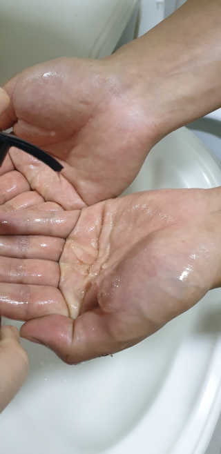 아미니 비노테라 오일워시 400ml 대용량 — 5점을 준 리뷰어가 2019년 9월 올린 사용 사진