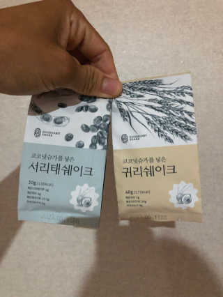 착한습관 귀리쉐이크와 서리태쉐이크 — 5점을 준 리뷰어가 2018년 8월 올린 사용 사진