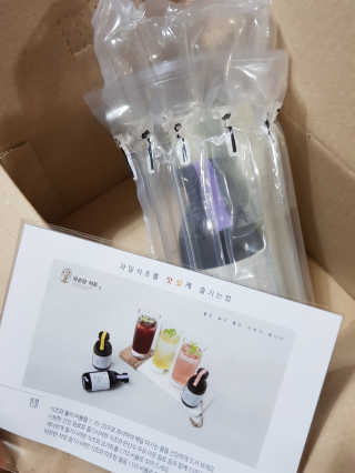 국순당식초 국순당 과일식초 3종 — 5점을 준 리뷰어가 2018년 9월 올린 사용 사진