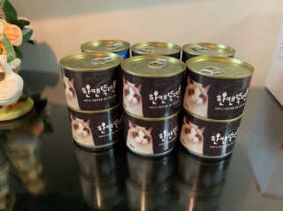 [펫토리아] BEST 한캔뚝딱 고양이 주식캔 — 2점을 준 리뷰어가 2019년 3월 올린 사용 사진