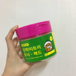 미플레이 진짜 티트리 토너 패드 — 4점을 준 리뷰어가 2018년 11월 올린 사용 사진