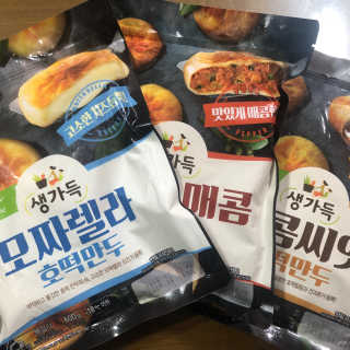 풀무원 생가득 호떡만두 3종세트 — 5점을 준 리뷰어가 2018년 11월 올린 사용 사진
