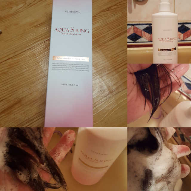 아쿠아S링 퓨어리프레싱 헤어케어 500ml 리뷰 사진