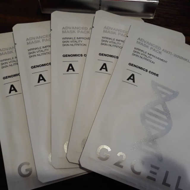 G2CELL 어드밴스드 안티 링클 라인 마스크 팩 5ea 리뷰 사진