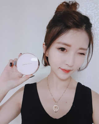 밀키드레스 바비메이크 베일 쿠션 — 5점을 준 리뷰어가 2018년 6월 올린 사용 사진