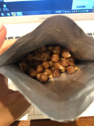 풀무원 칼로리 부담 없는 건강 간식, 심콩 — 5점을 준 리뷰어가 2019년 10월 올린 사용 사진