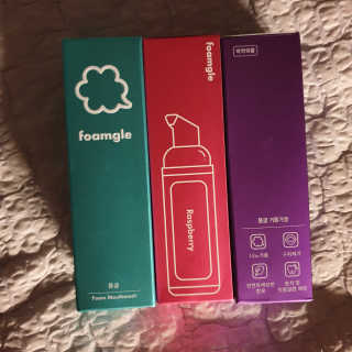 폼글 I foamgle [폼글] 거품가글 50ml 3종 - 민트, 라벤더, 라즈베리 — 5점을 준 리뷰어가 2019년 11월 올린 사용 사진