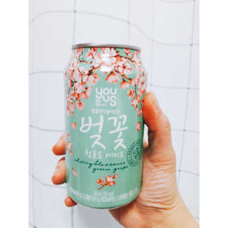 GS25 벚꽃 팝콘 + 벚꽃스파클링 + 벚꽃 청포도 에이드 — 5점을 준 리뷰어가 2018년 3월 올린 사용 사진