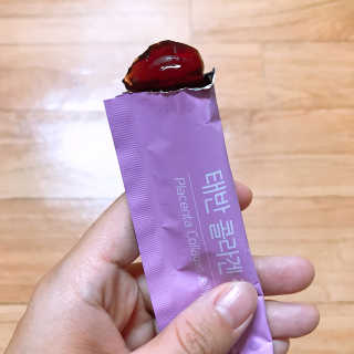 네츄럴굿띵스 태반 콜라겐 젤리 15포 — 4.83점을 준 리뷰어가 2018년 9월 올린 사용 사진