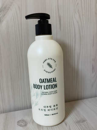 (주)에네스티 내추럴 촉촉  오트밀 바디로션 500ml — 5점을 준 리뷰어가 2020년 3월 올린 사용 사진