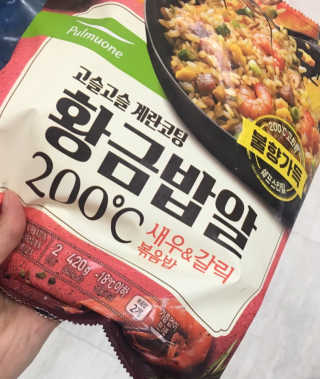 장안의 화제 황금볶음밥, 풀무원 황금밥알 200℃ — 5점을 준 리뷰어가 2019년 9월 올린 사용 사진