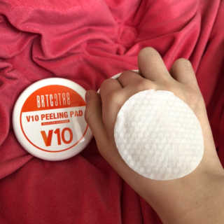 비알티씨 V10 필링패드 — 3.5점을 준 리뷰어가 2019년 1월 올린 사용 사진