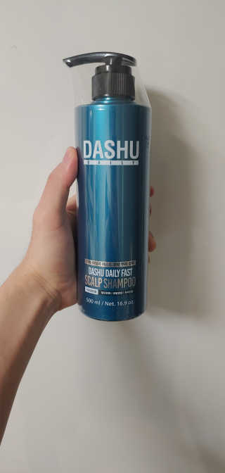 다슈코리아 다슈 데일리 패스트 한방 두피 샴푸 500ml — 5점을 준 리뷰어가 2020년 2월 올린 사용 사진