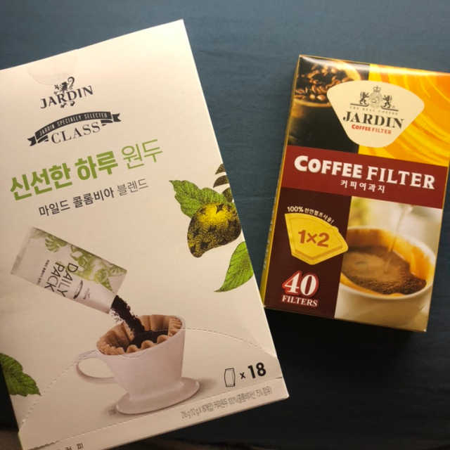 [쟈뎅] 클래스 신선한 하루 원두+여과지 SET 리뷰 사진