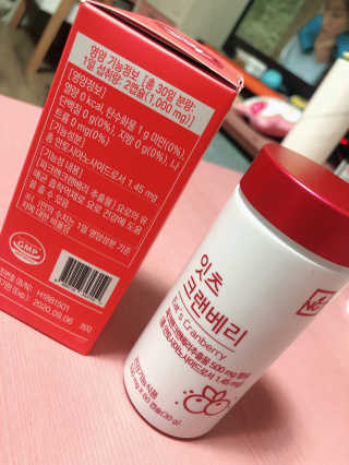 네츄럴굿띵스 잇츠 크랜베리 1병 30일분 — 4점을 준 리뷰어가 2019년 11월 올린 사용 사진