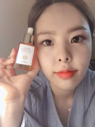 비건화장품 멜릭서 피부 활력 부스터 멜릭서 비타민 세럼 — 5점을 준 리뷰어가 2019년 3월 올린 사용 사진