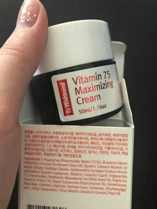 바이 위시트랜드 VITAMIN 75 CREAM — 4.17점을 준 리뷰어가 2018년 8월 올린 사용 사진