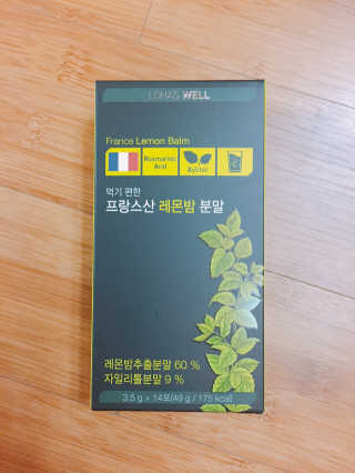 로하스웰 프랑스산 레몬밤 분말 — 4.33점을 준 리뷰어가 2018년 7월 올린 사용 사진