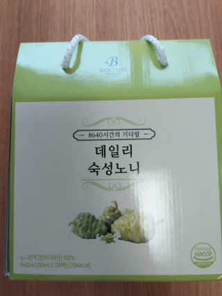 [바로푸드] 데일리 숙성노니원액 30ml x 28팩_1박스 — 4점을 준 리뷰어가 2019년 6월 올린 사용 사진