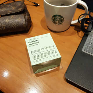 the naked object 발포가글 츄그린 그린티민트 — 5점을 준 리뷰어가 2020년 2월 올린 사용 사진