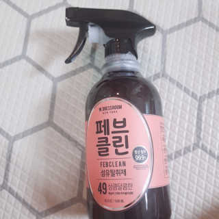 더블유드레스룸 페브클린 500ml — 5점을 준 리뷰어가 2018년 11월 올린 사용 사진
