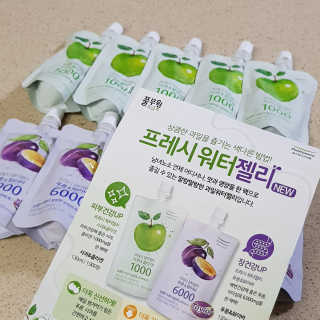 풀무원 프레시 워터젤리 — 5점을 준 리뷰어가 2018년 8월 올린 사용 사진