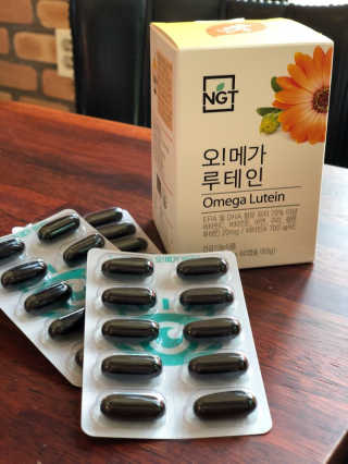네츄럴굿띵스 오!메가루테인 60일분 — 5점을 준 리뷰어가 2018년 7월 올린 사용 사진