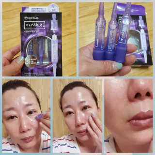 메디힐 마스킹 레이어링 앰플 3종 — 5점을 준 리뷰어가 2018년 3월 올린 사용 사진