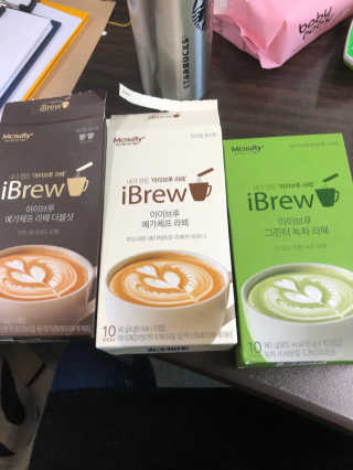 한국맥널티 아이브루 라떼 10T 3종 — 5점을 준 리뷰어가 2019년 10월 올린 사용 사진