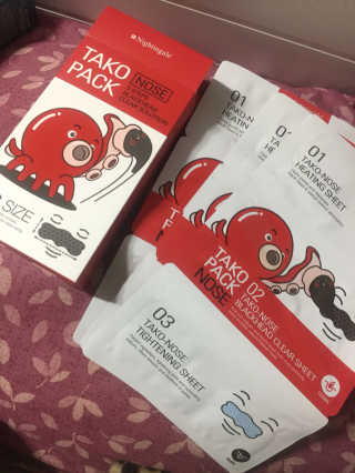 나이팅게일 TAKO PACK NOSE [문어코팩] — 3.5점을 준 리뷰어가 2017년 5월 올린 사용 사진