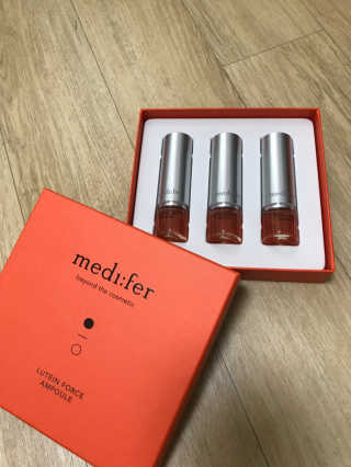 메디페르루테인앰플 3종 — 1.5점을 준 리뷰어가 2019년 8월 올린 사용 사진