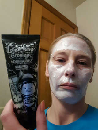 엘리자베카 Elizavecca  LongoLongo Gronique Diamond Mask Pack — 2.33점을 준 리뷰어가 2018년 7월 올린 사용 사진