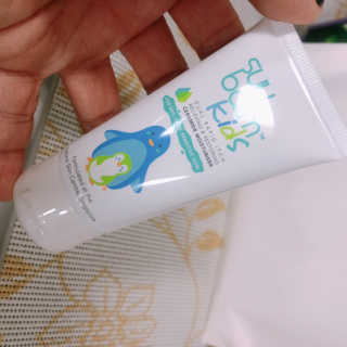 수밤키즈보습크림 45ml 1개 + 헤드투토바디워시 샘플 — 3점을 준 리뷰어가 2019년 11월 올린 사용 사진