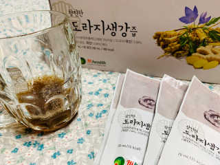 [하이헬스] 환절기에 좋은 참진한 도라지생강즙 30포 — 5점을 준 리뷰어가 2019년 11월 올린 사용 사진