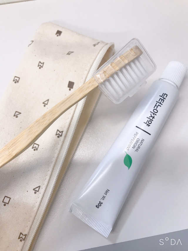 닥터노아 칫솔치약 휴대용 세트 리뷰 사진