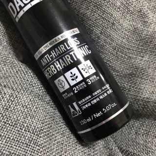 다슈코리아 다슈 데일리 안티 헤어로스 허브 헤어토닉 150ml — 4.5점을 준 리뷰어가 2019년 8월 올린 사용 사진