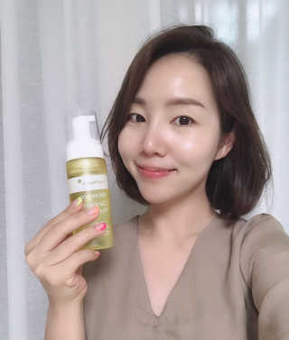 [더메디닥터] 이데베논 클렌징 무스 — 4점을 준 리뷰어가 2019년 6월 올린 사용 사진