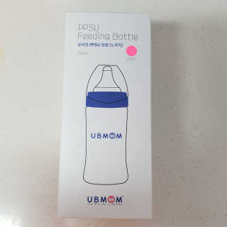 유비맘 PPSU 젖병 노꼭지_200ml_컬러 랜덤 발송 — 5점을 준 리뷰어가 2019년 12월 올린 사용 사진