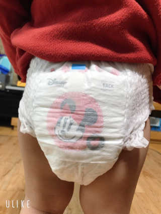 보솜이 베이비케어 팬티형 기저귀 — 5점을 준 리뷰어가 2019년 3월 올린 사용 사진
