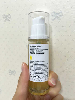 네오젠 화이트 트러플 세럼 인 오일 드롭 — 3.5점을 준 리뷰어가 2016년 10월 올린 사용 사진