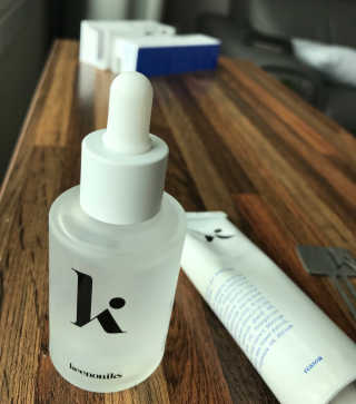 키노닉스 펀더멘탈 하이드레이팅 앰플 부스터 — 5점을 준 리뷰어가 2019년 3월 올린 사용 사진
