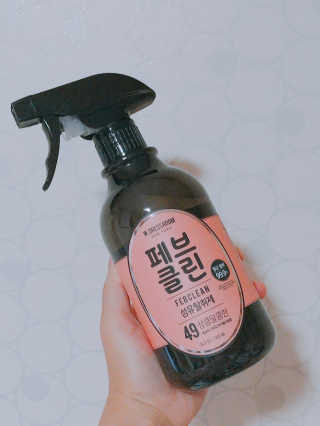 더블유드레스룸 페브클린 500ml — 5점을 준 리뷰어가 2018년 8월 올린 사용 사진