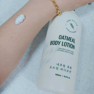 (주)에네스티 내추럴 촉촉  오트밀 바디로션 500ml — 3점을 준 리뷰어가 2019년 9월 올린 사용 사진
