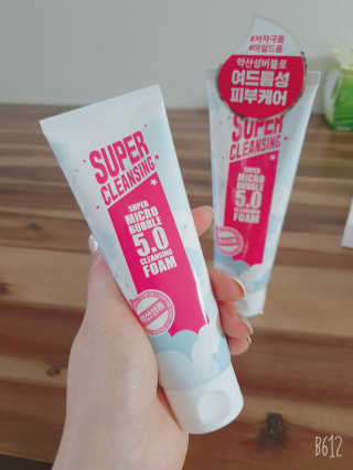 미팩토리 슈퍼 마이크로 버블 5.0 클렌징 폼 X 2EA — 5점을 준 리뷰어가 2019년 5월 올린 사용 사진