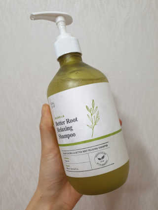 달리프 클로렐라 베러 루트 릴렉싱 샴푸 500ml — 5점을 준 리뷰어가 2018년 12월 올린 사용 사진