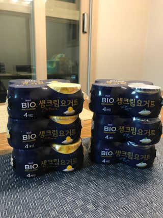 [매일 바이오] 생크림요거트 플레인 12개 + 유자 12개 — 5점을 준 리뷰어가 2019년 7월 올린 사용 사진