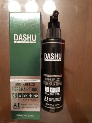 다슈코리아 다슈 데일리 안티 헤어로스 허브 헤어토닉 150ml — 5점을 준 리뷰어가 2019년 8월 올린 사용 사진