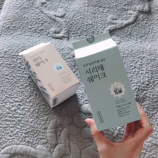 [착한습관]건강한 한끼, 귀리 쉐이크와 서리태 쉐이크 — 5점을 준 리뷰어가 2019년 7월 올린 사용 사진