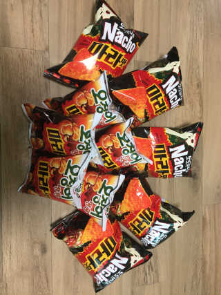 오징어땅콩,도도한나쵸 오징어땅콩 마라맛, 도도한나쵸 마라맛 — 5점을 준 리뷰어가 2019년 8월 올린 사용 사진